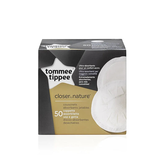 Tommee Tippee Closer to Nature Disposable Breast Pads, 50 Pads.