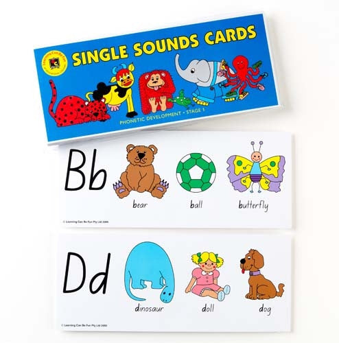 Learning Can Be Fun - Single Sounds Cards. SKU:BXL-104