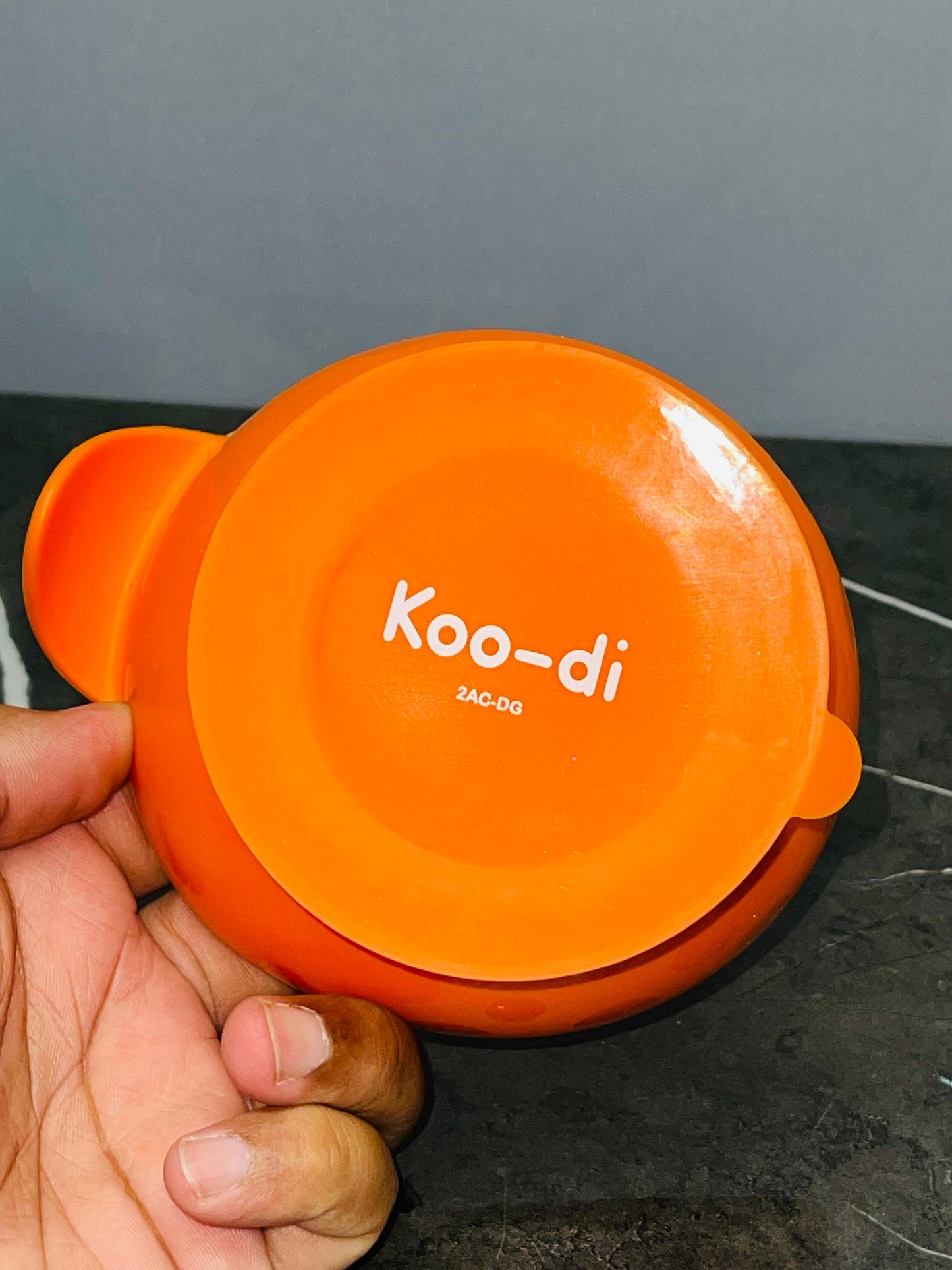 Koo-Di silicone suction bowl.
