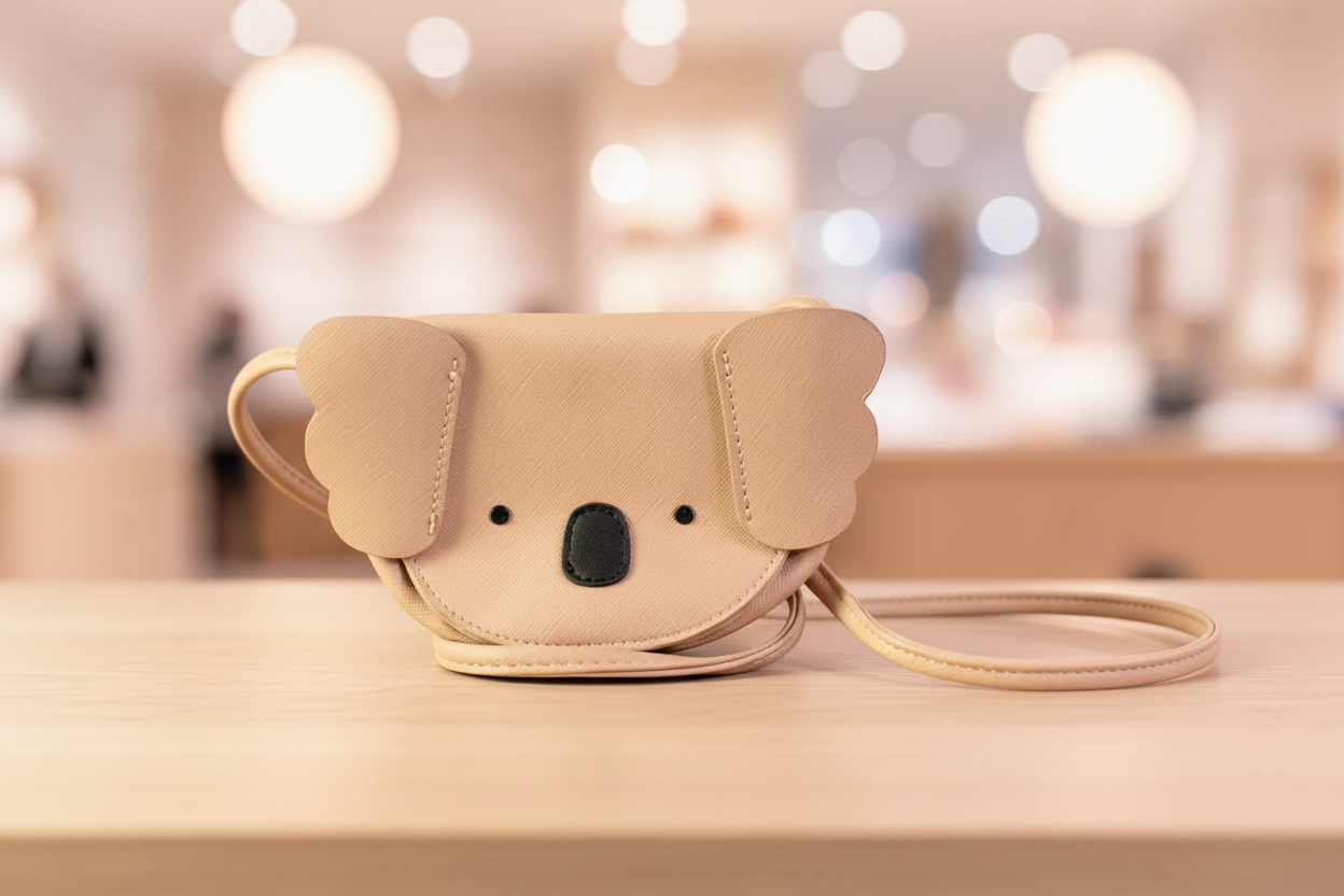 Koala Long Strap Kids Crossbody Bag. SKU:BXL-118