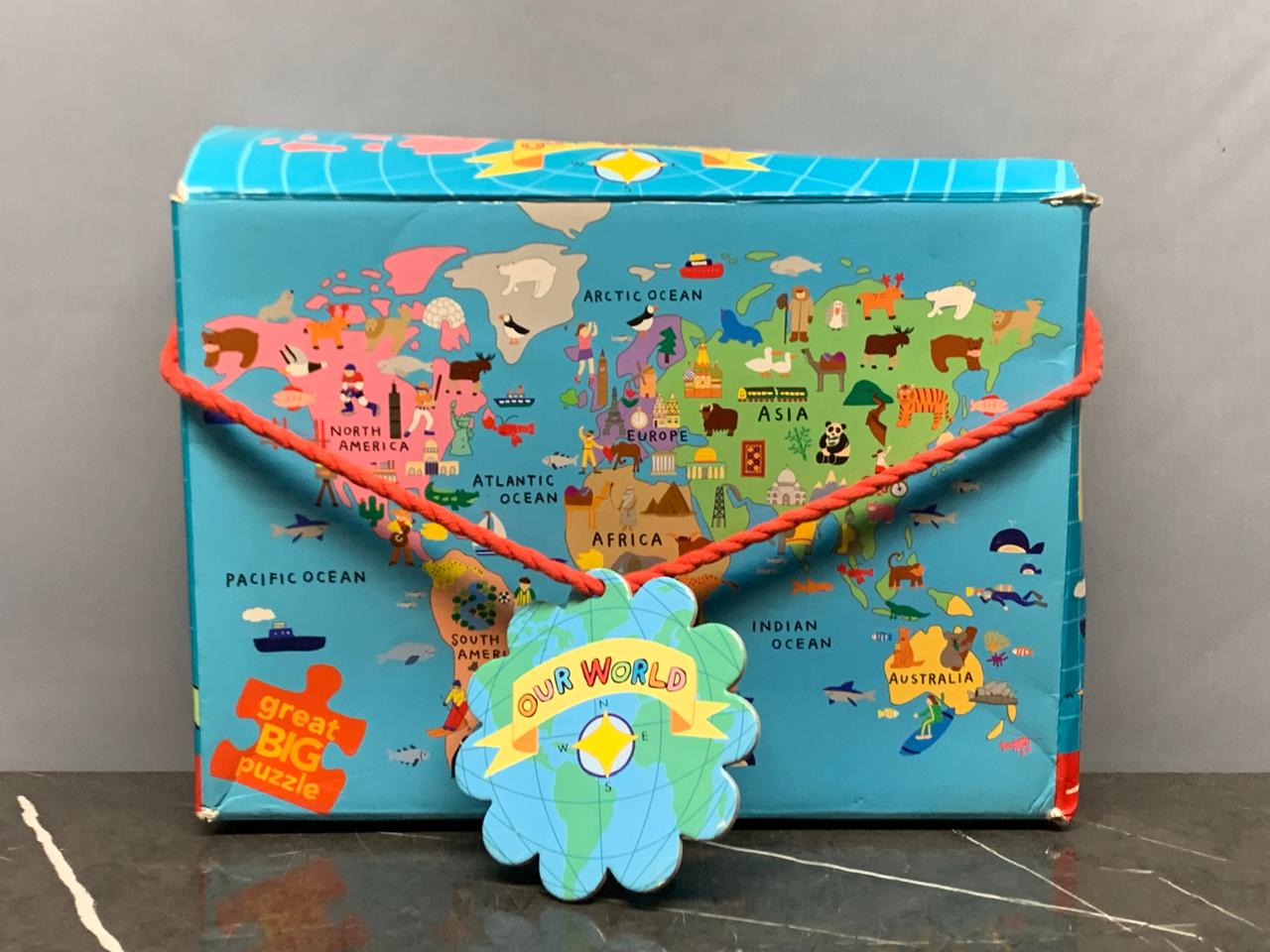 Our World Map Floor Puzzle.