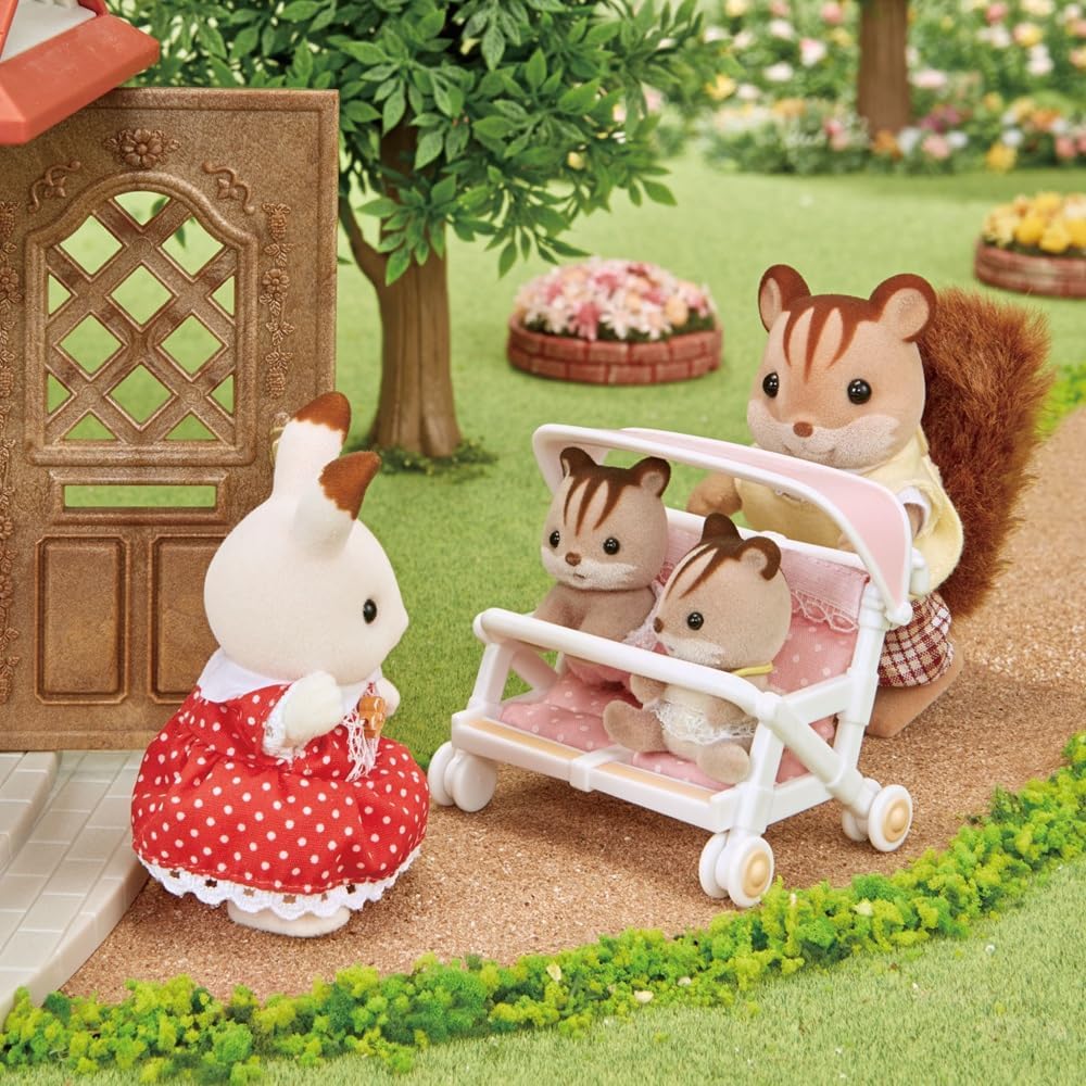 Sylvanian Families - Double Pushchair. SKU:BXL-091