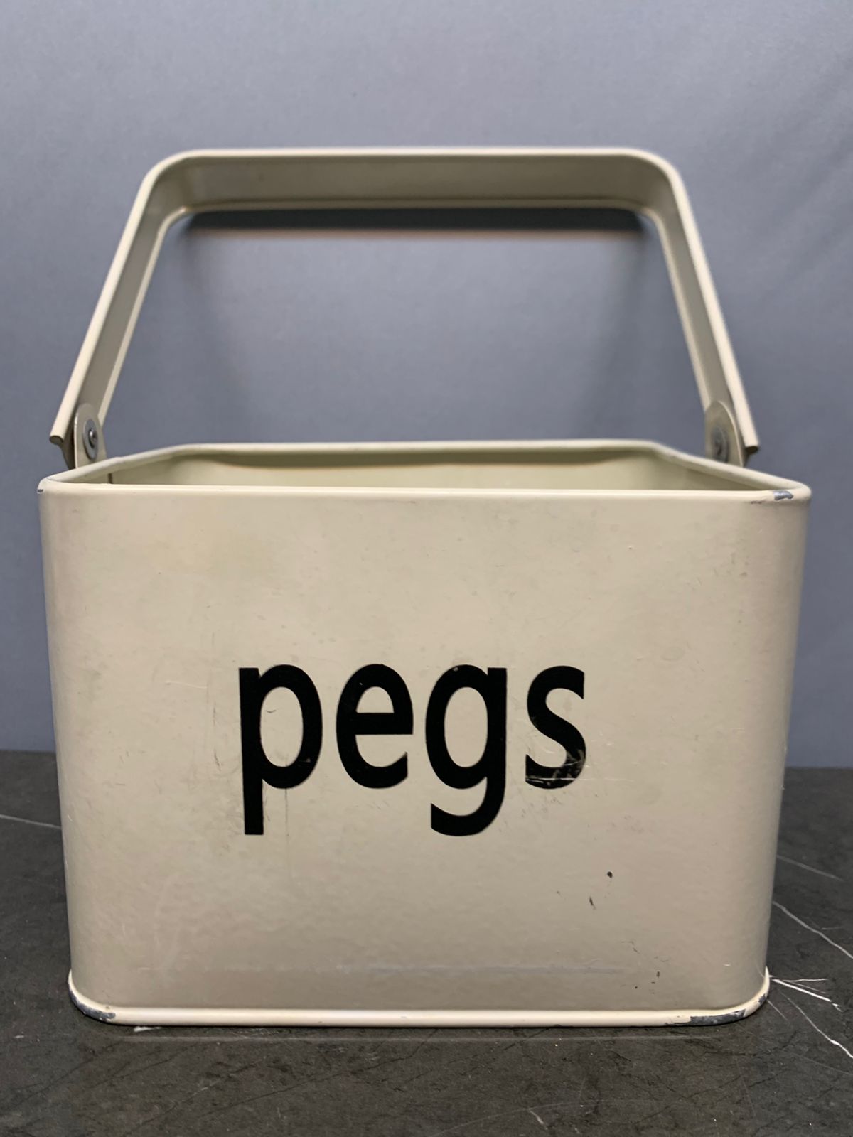 Peg basket.