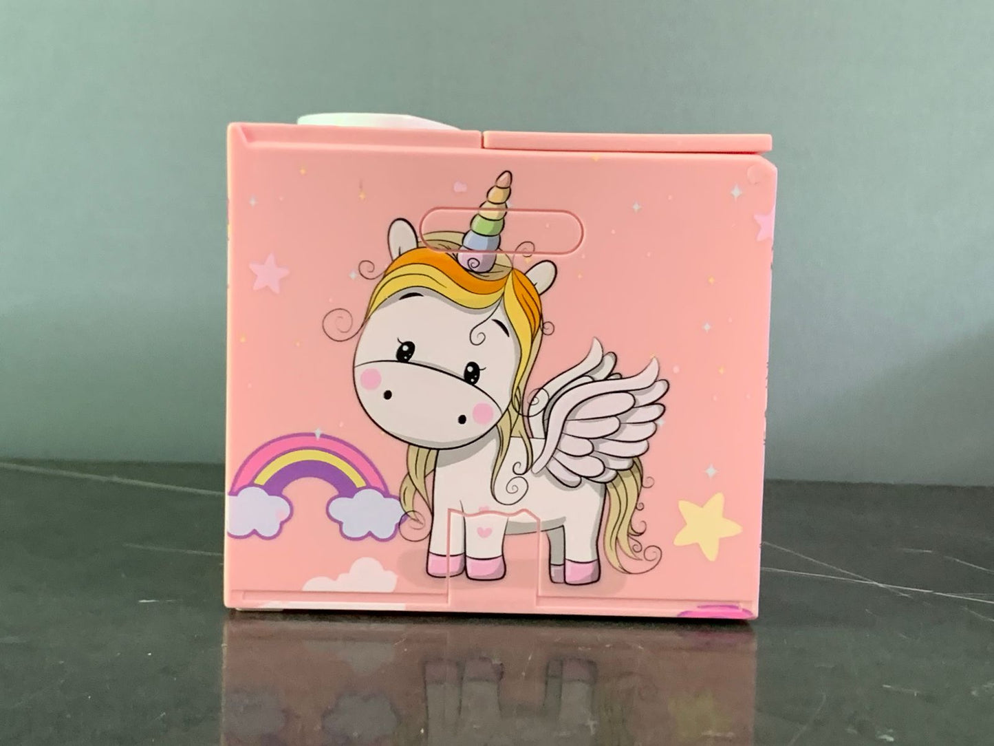 Unicorns Stealing Money Bank.
