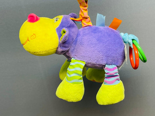 Colorful Plush jittery Monkey Activity Toy
