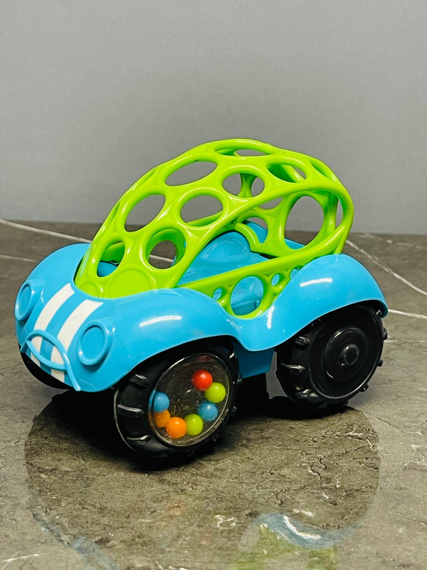 Bright Starts Rattle and Roll O ball Toy Car