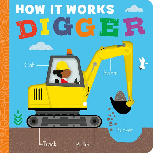 How It Works: Digger Board Book. SKU:BXL-112