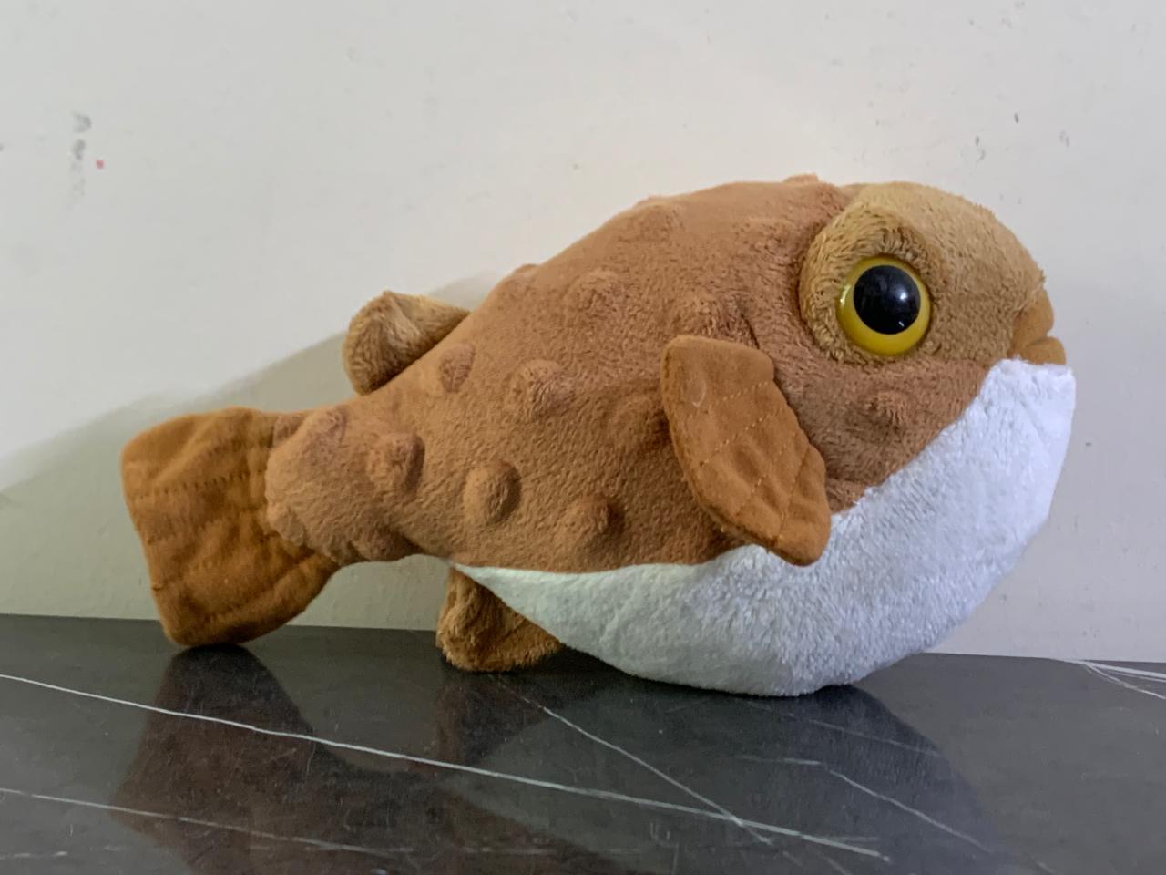 Wild Republic Cuddlekins Mini Pufferfish. SKU:BXL-119