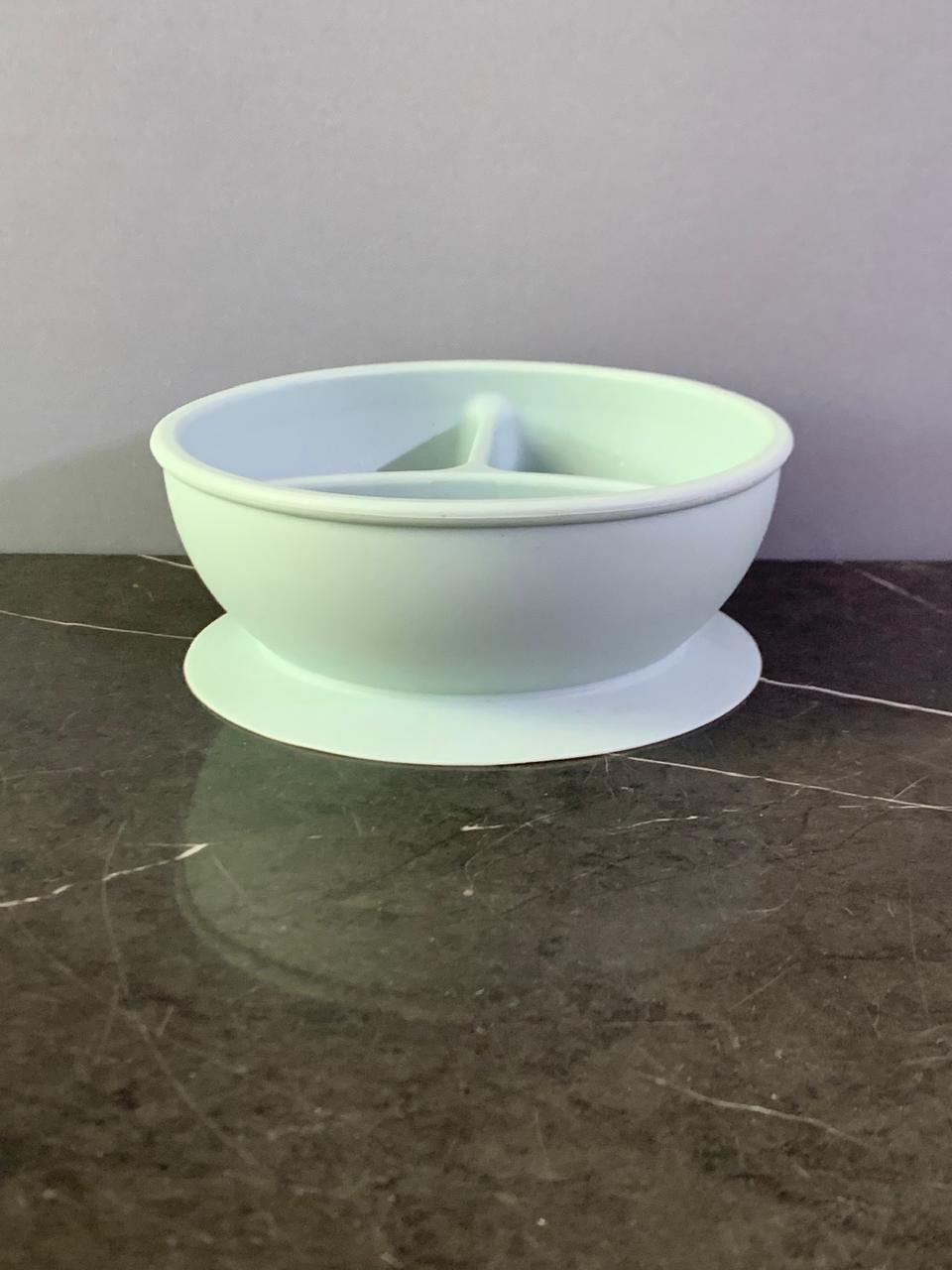 Silicone Suction Divided Bowl. SKU:BXL-027