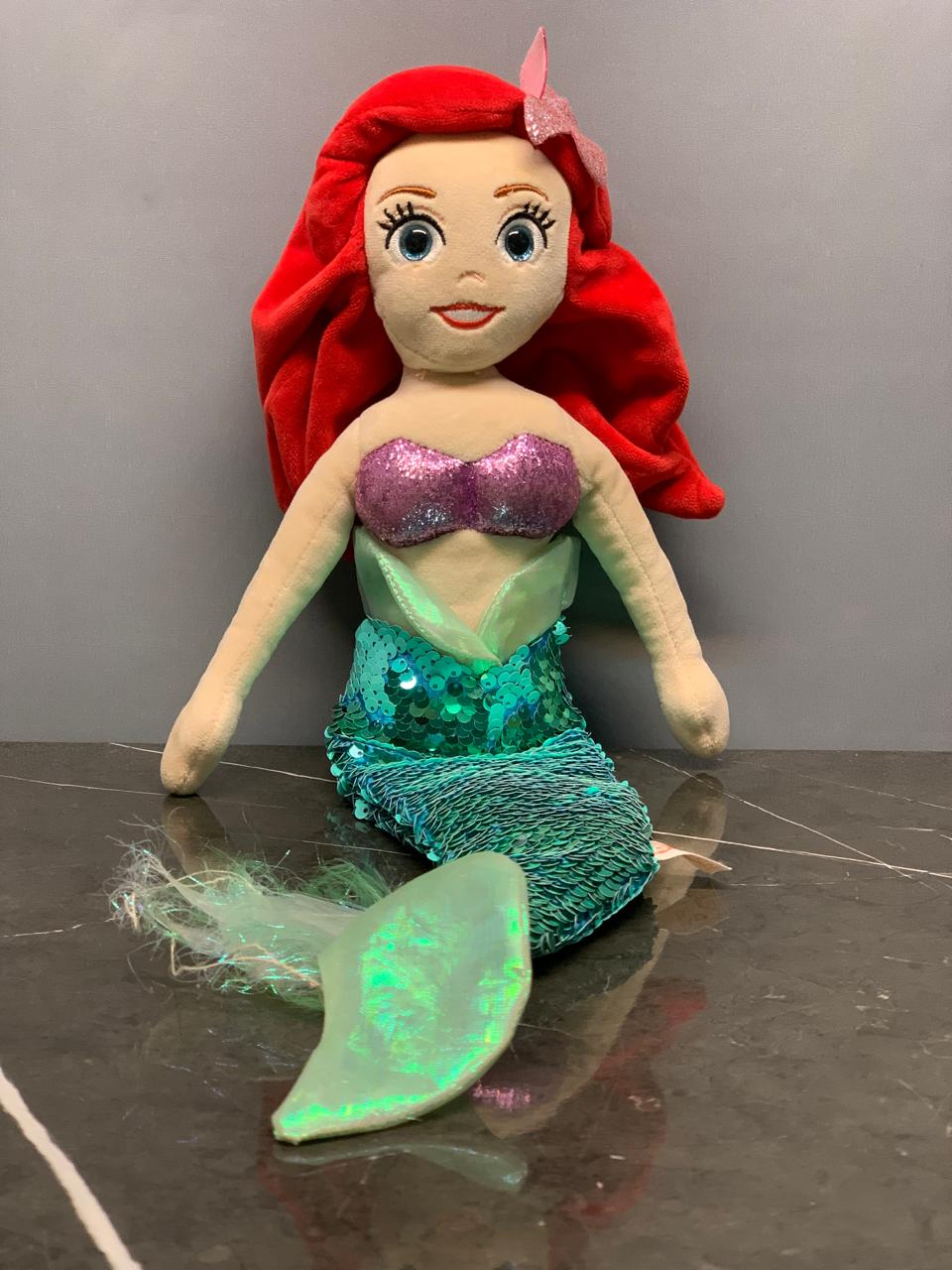 Ty Disney Princess Ariel plush doll. (Condition 8/10)