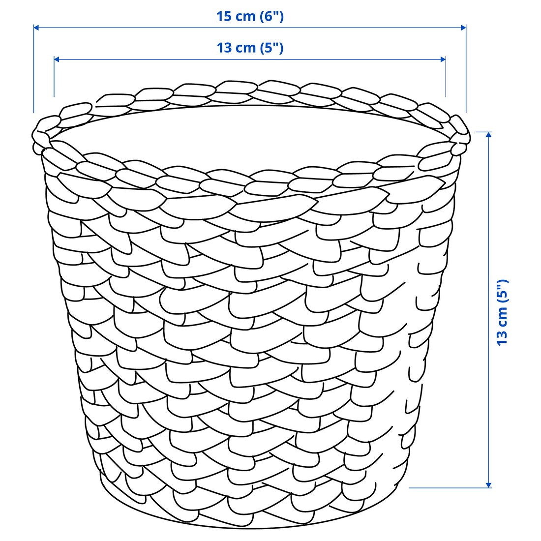 IKEA FRIDFULL Plant pot (water hyacinth). SKU:BXL-077