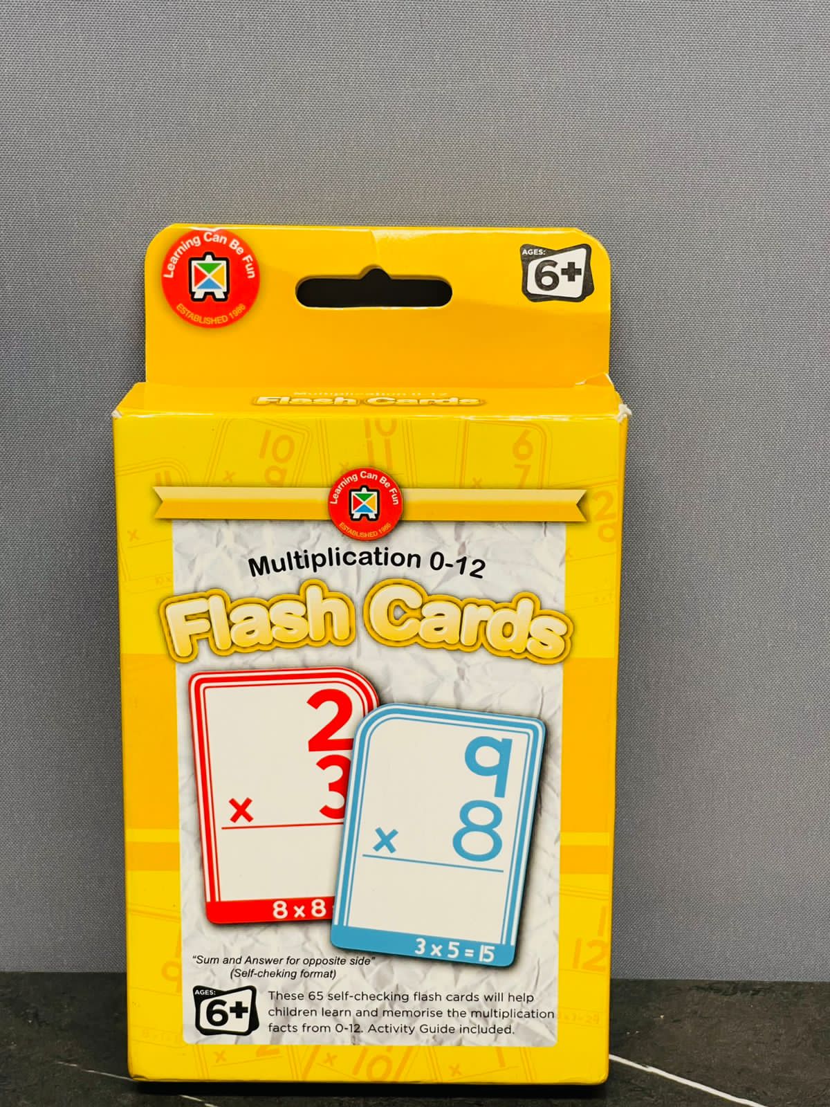 Learning Can Be Fun Multiplication 0-12 Flash Cards.