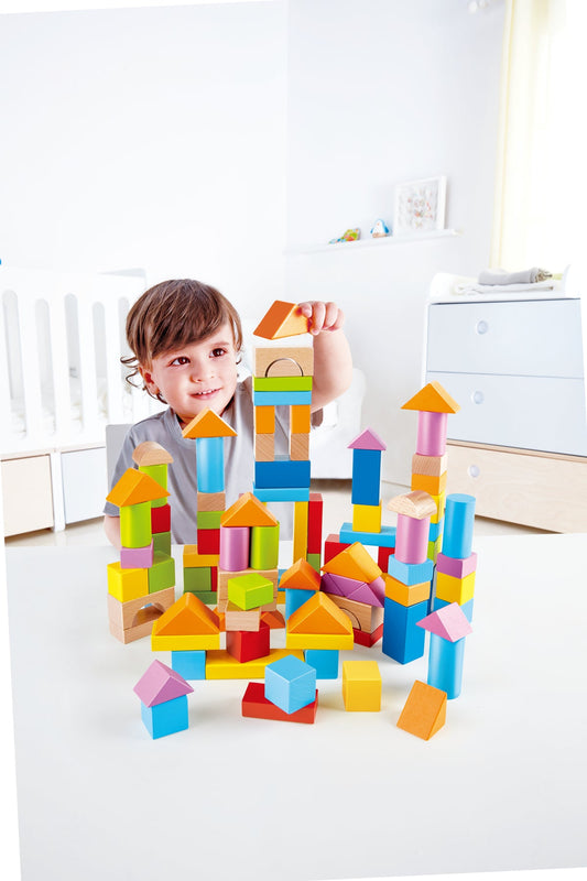 Hape Colourful Wooden Blocks (60 pieces.)