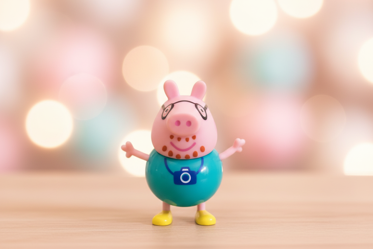 Peppa Pig Daddy Pig Action Figure. SKU:BXL-032
