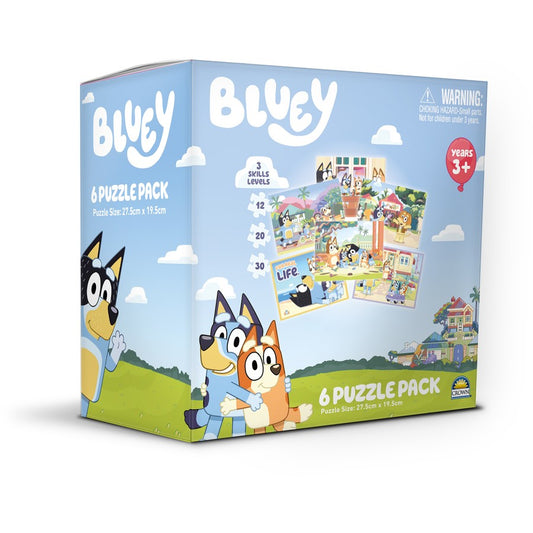 Bluey 6 Puzzle Pack.(new)(Rs 400 advance)