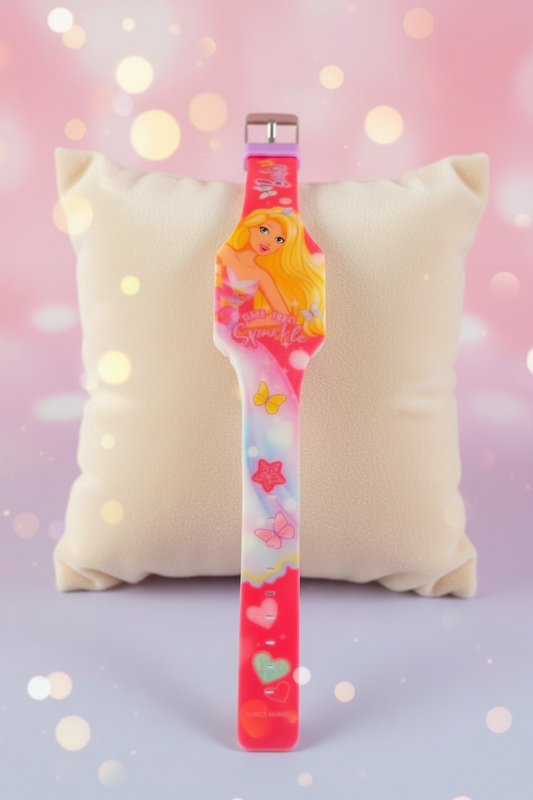 Barbie-Themed Digital Watch. SKU:BXL-002