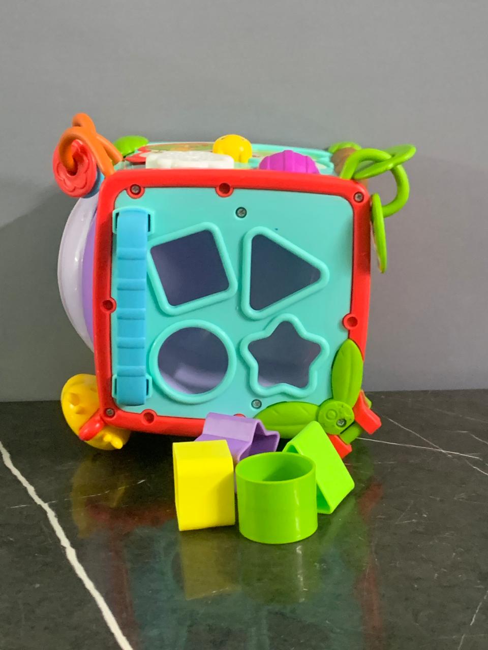 Mattel Fisher-Price Learning Box with 4 shapes SKU:BXL-804 (Rs 450 advance)