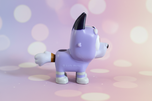 Bluey Socks Heeler Collectable Figure. SKU:BXL-003