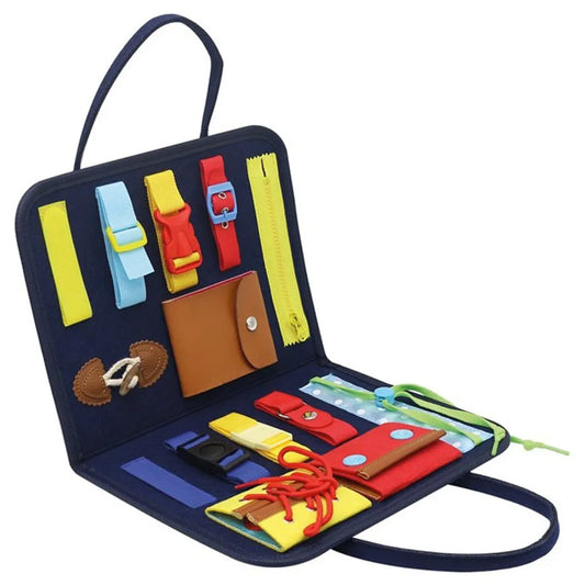 Andreu Toys - Closures Soft Book. SKU:BXL-027