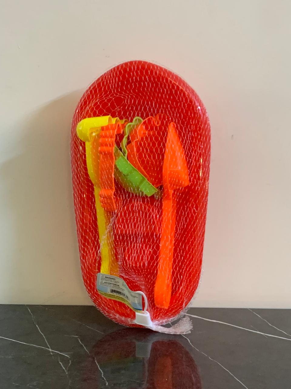 Large Plastic Beach Boat With Beach Toys. SKU:BXL-117