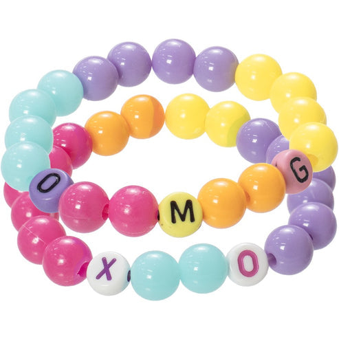 Moochy Rainbow Message Bracelets Kit. (Incomplete- 200 beads approx)