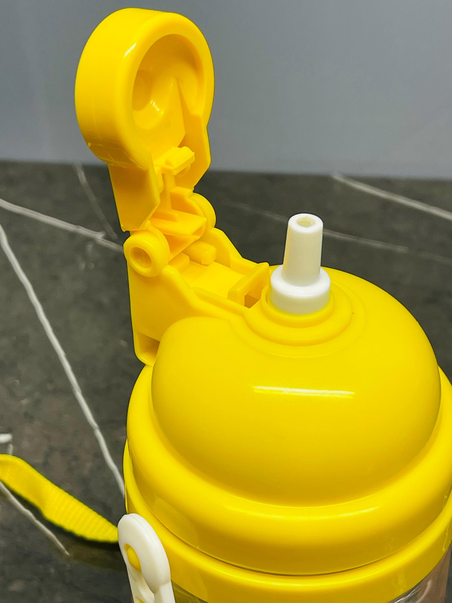 Kids' Character Water Bottle with Pop-Up Straw(NEW)