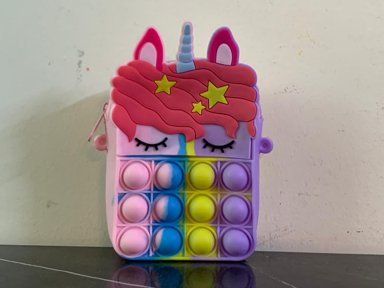 Unicorn Pop-it Bag. SKU:BXL-065