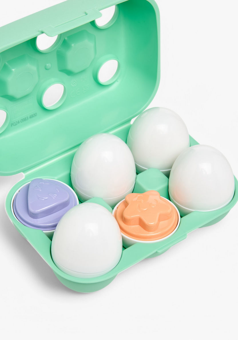 Playgo Rainbow Shape Sorter Eggs. (5 eggs available). SKU:BXL-045