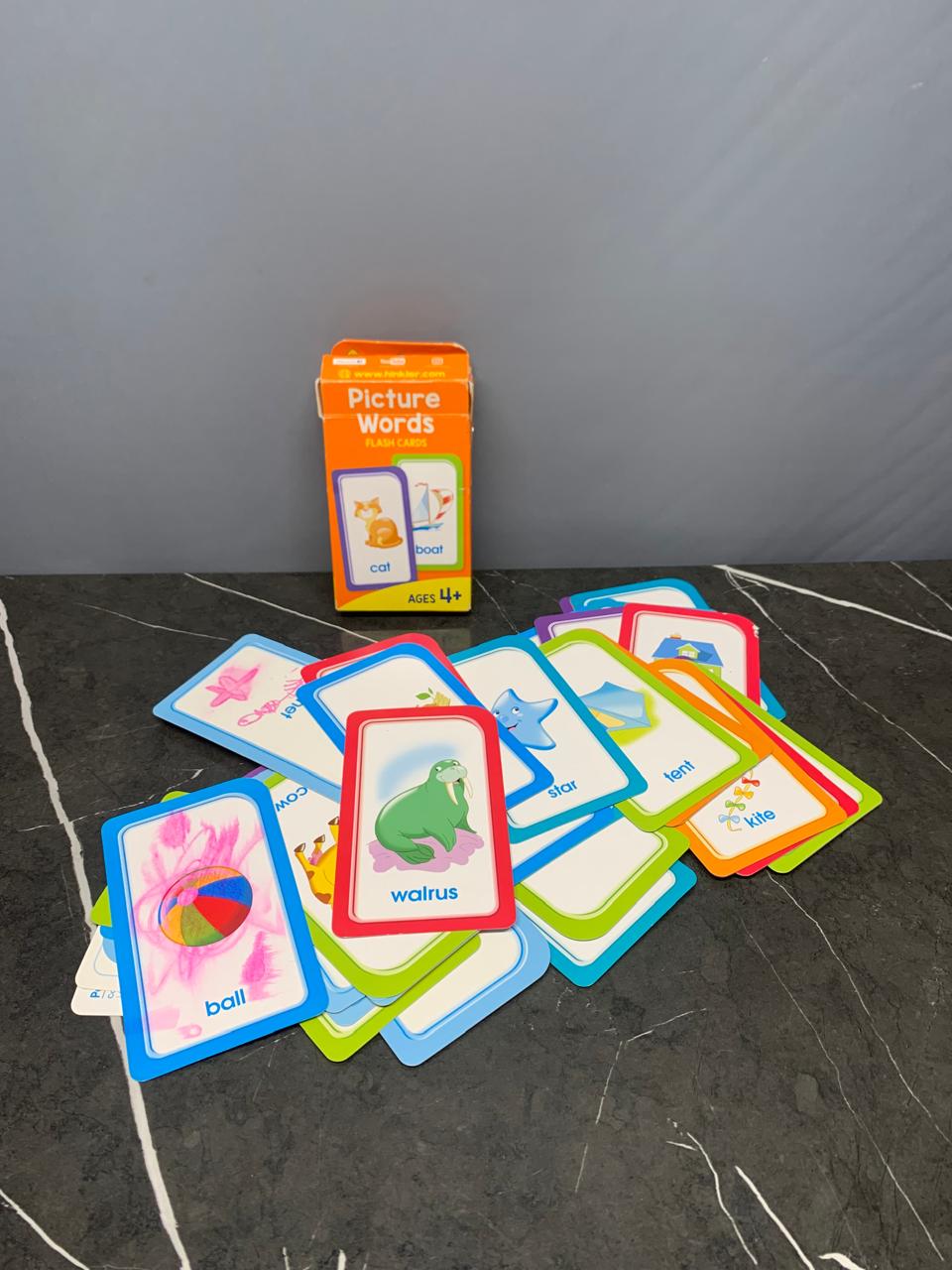 Picture Words Flash Cards.