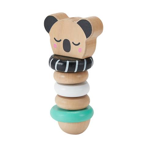 Kmart Wooden Stacking Ring Teether Toy. SKU:BXL-094