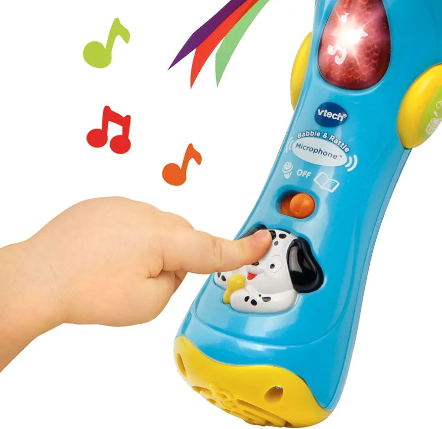 VTech Baby Babble & Rattle Microphone. SKU:BXL-050