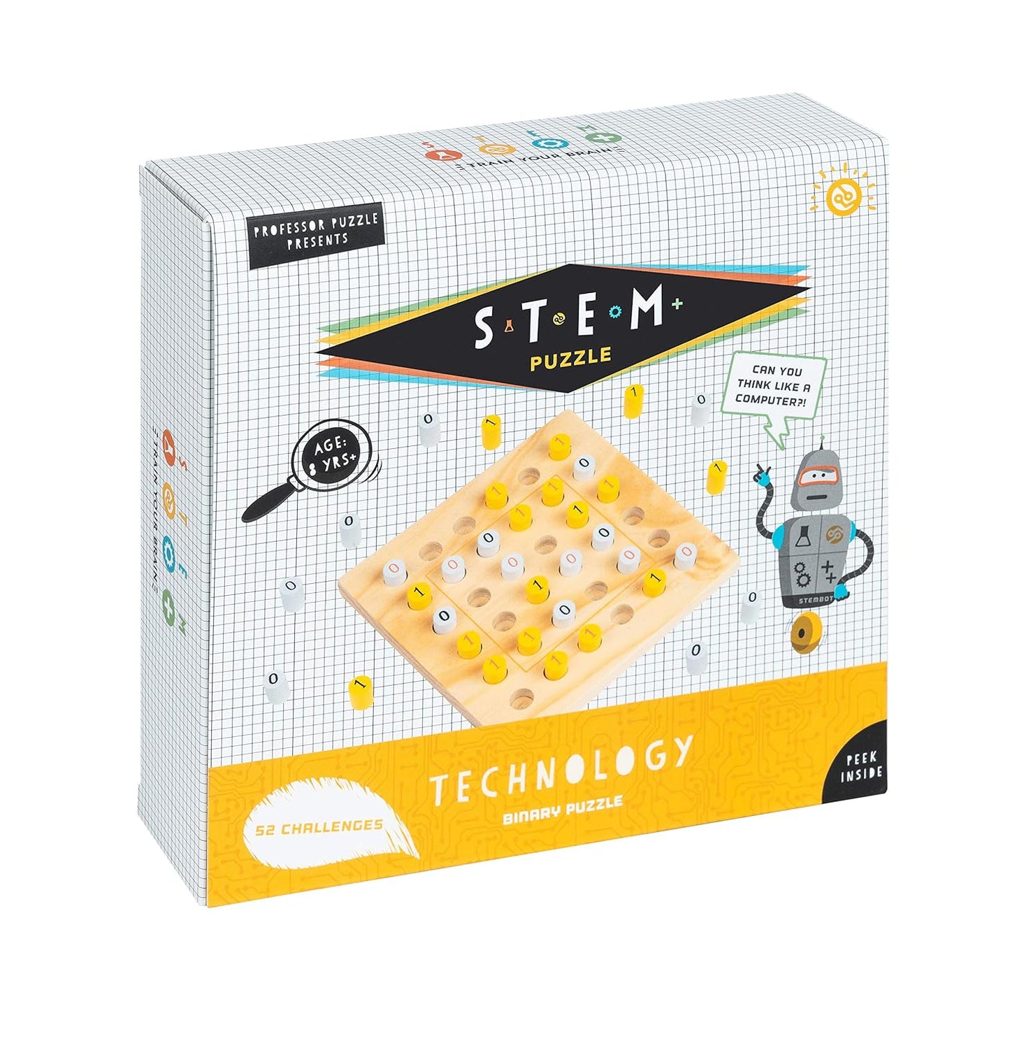 STEM Technology Binary Puzzle.