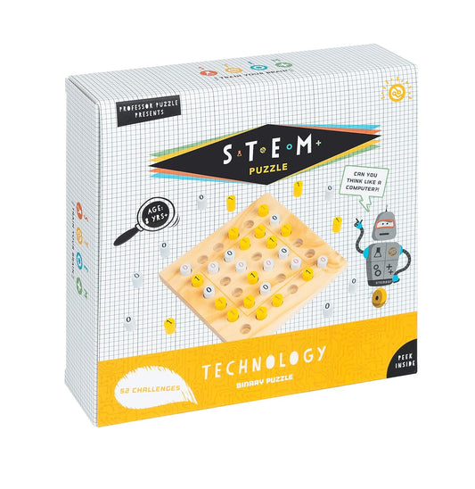 STEM Technology Binary Puzzle.