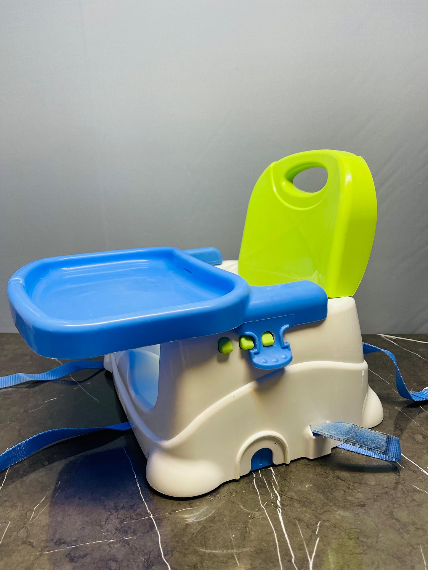 Fisher Price Healthy Care Booster Seat (only blue tray available) (500 advance)