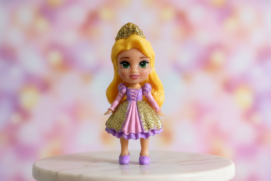 Disney Princess Mini Toddler Figurine Doll - Rapunzel. SKU:BXL-032