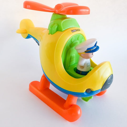 Little People Vehicle Helicopter with Figure and Sound Effect